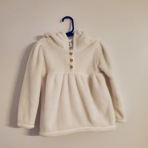 Carters 4T white pull over sweater